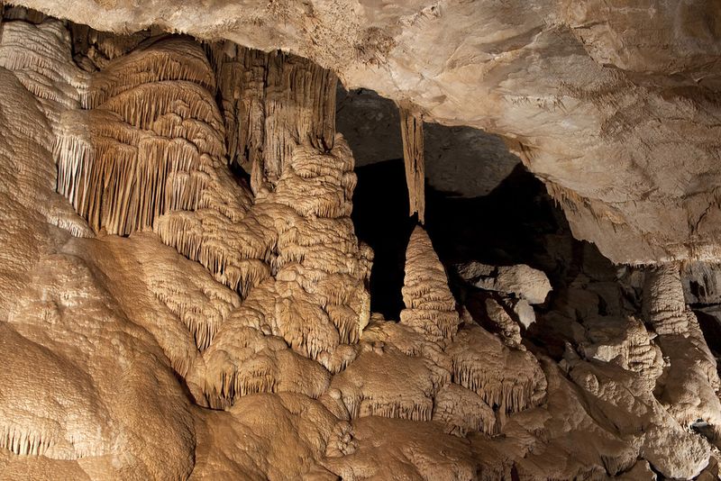 A Landscape of Stone Drapes and Tall Columns