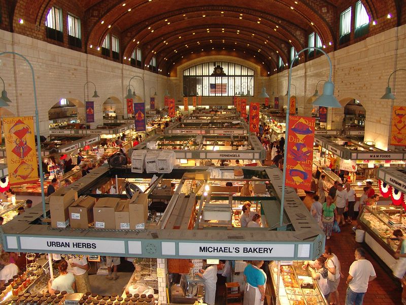 West Side Market – Seafood Stalls