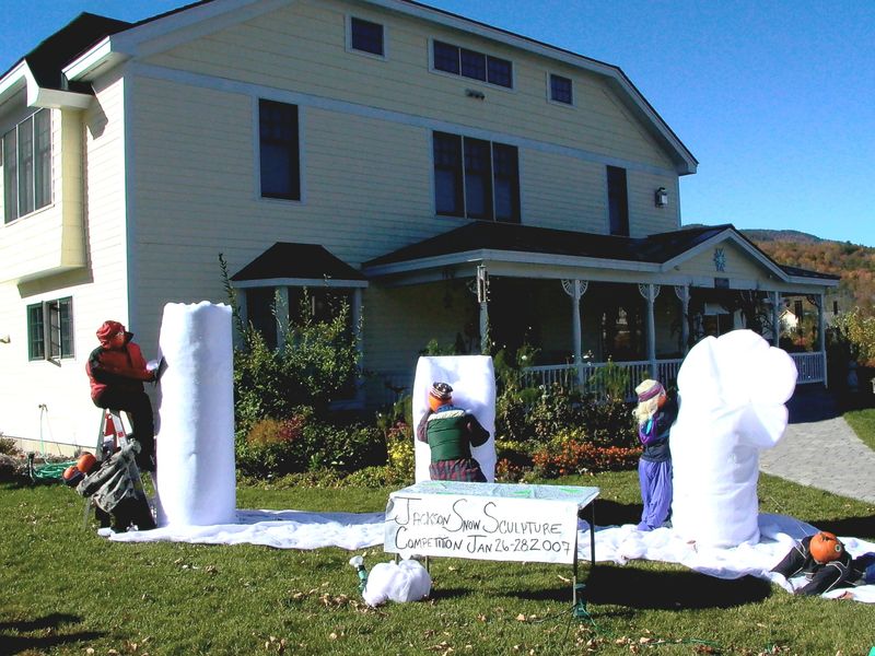 Nightfall That Turns the Town Into a Glow of Winter Light