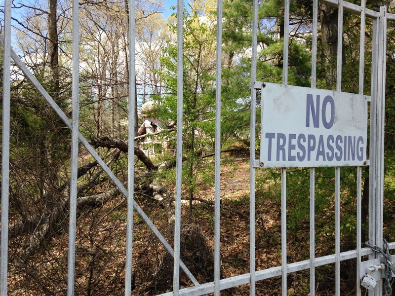 Trespassing on Posted Private Property