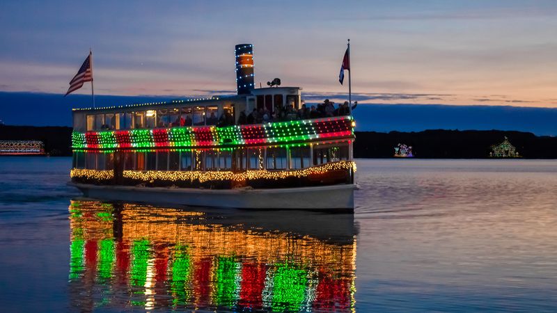Santa Cruise and Lake Lights