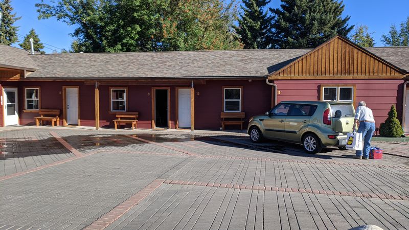Red Lodge and Its Classic Main Street in Winter Calm