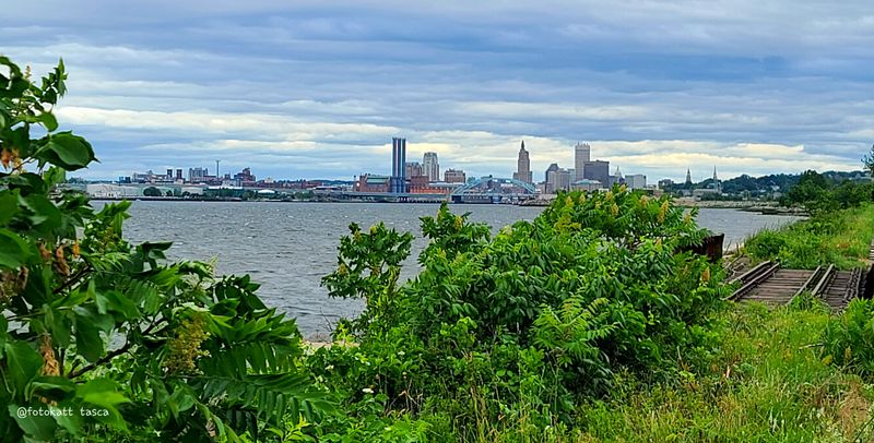 A Ruin Where Nature and City Light Create Their Own Mystery