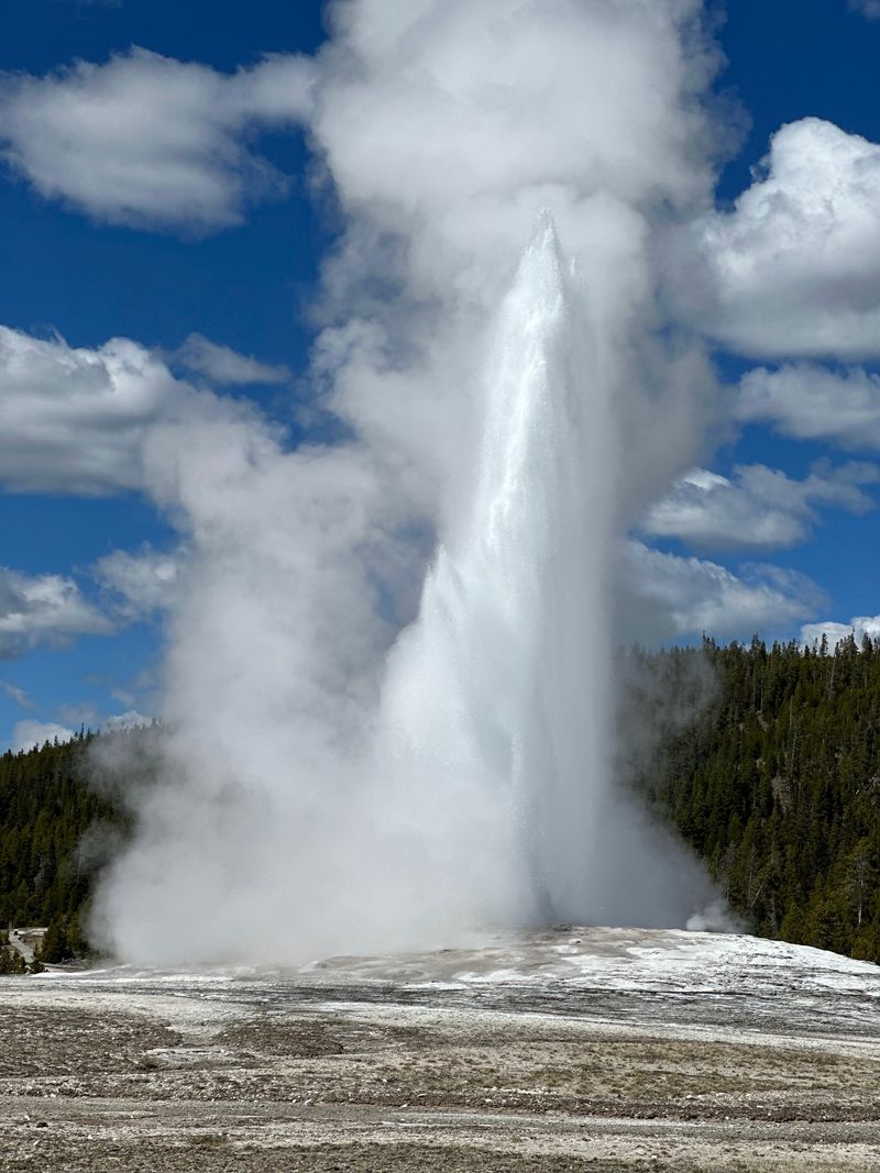 Yellowstone National Park, Wide Light And Mist