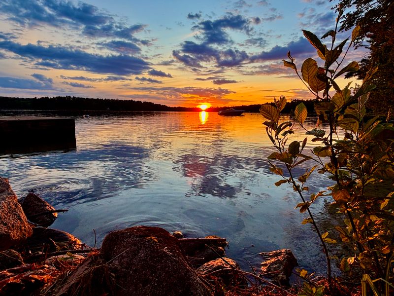 Wolfeboro and Its Frozen Waterfront Paths
