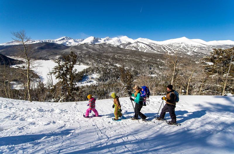 Snowshoeing And Scenic Winter Trails