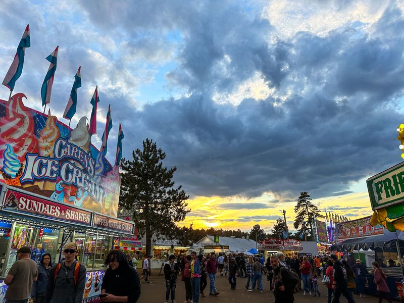 Quiet Return: The Fairgrounds After the Crowds Leave