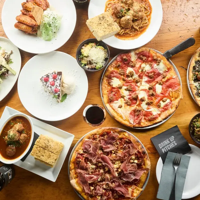 Gourmet & Coal-Fired Options at Pitch