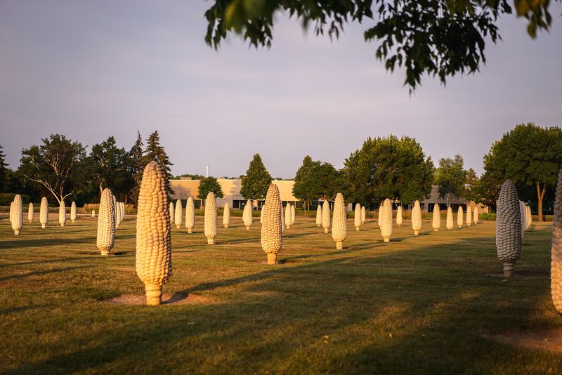 Dublin, Ohio – Cornhenge and Quiet Suburbia