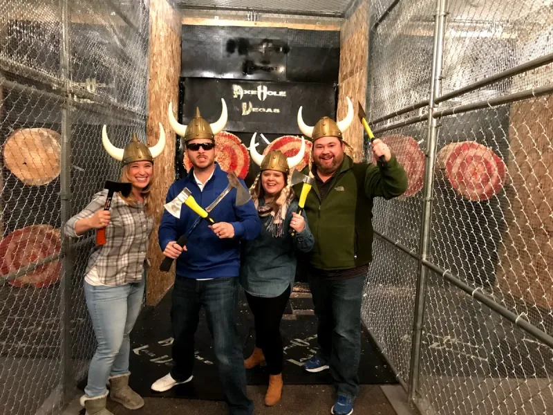 Axehole Vegas: Group-Friendly Activity