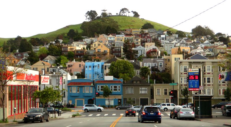 Bernal Heights With a Popular Hilltop Park