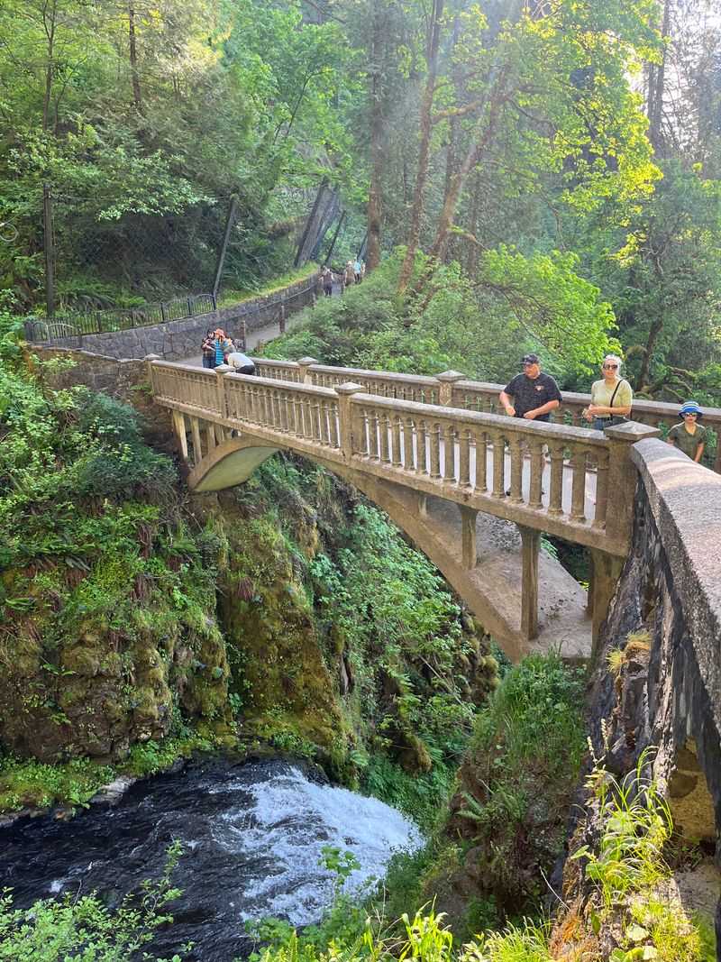 Family friendly path with room to pause