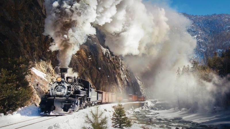 Travel by Coal-Fired Steam Locomotive