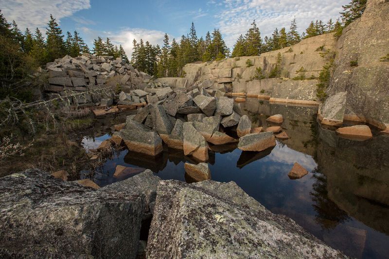 Historic granite meets modern blades