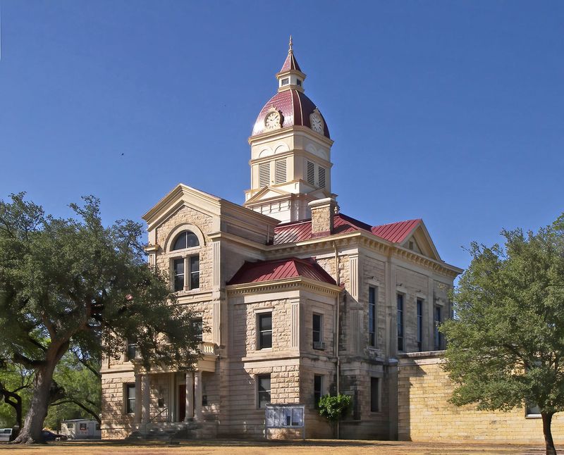 A Courthouse Square Filled With Old Footpaths