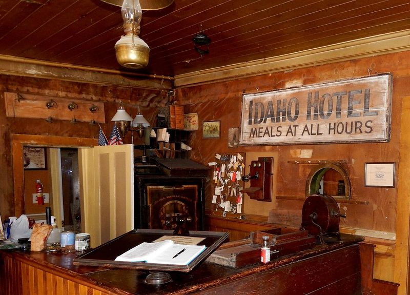 Dining in the Historic Saloon and Café