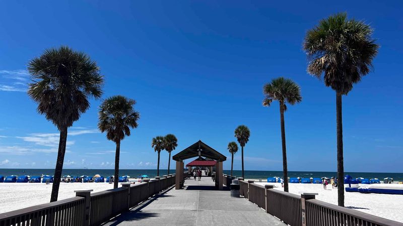 Clearwater Beach With Broad Coastal Walks