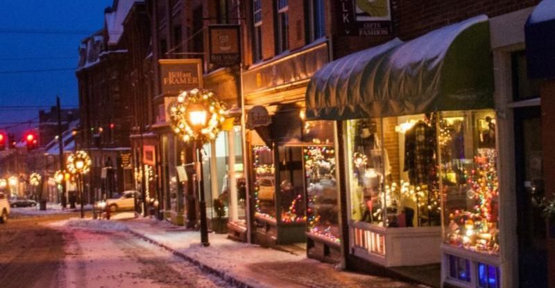 Small Coastal Villages With Peaceful Winter Streets