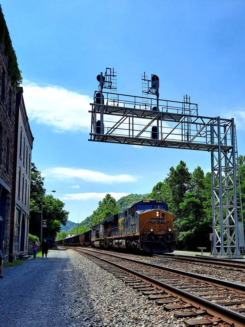 A Rail Line That Still Sees Occasional Trains
