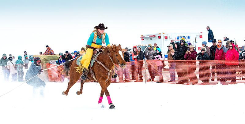 Wisdom Winterfest: Montana’s Skijoring Spectacle