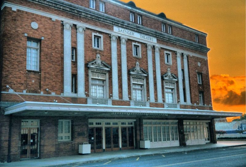Perot Theatre and Downtown Texarkana After Dusk