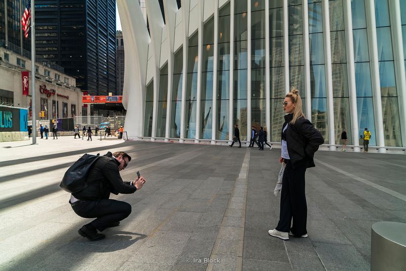 The Sidewalk Standstill for the Perfect Photo