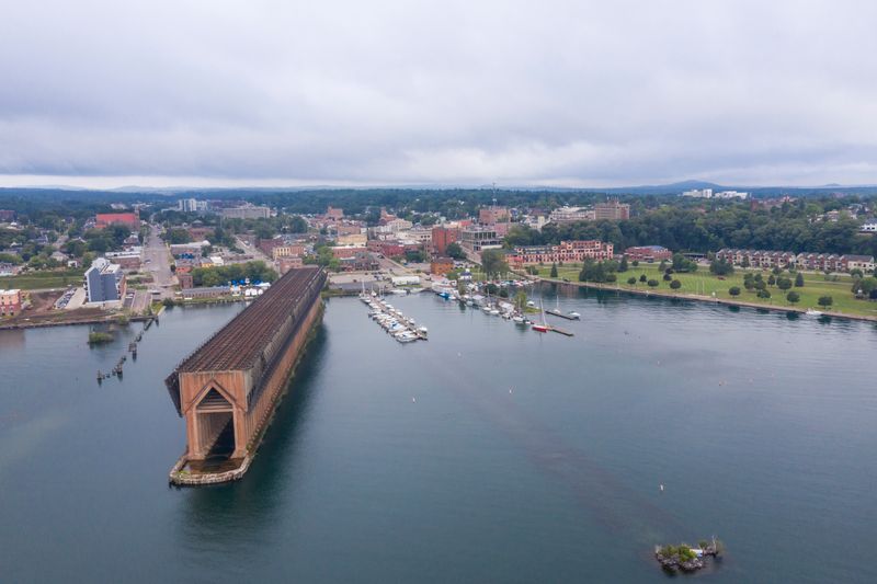 Lake Superior Shoreline and Lower Harbor Ore Dock