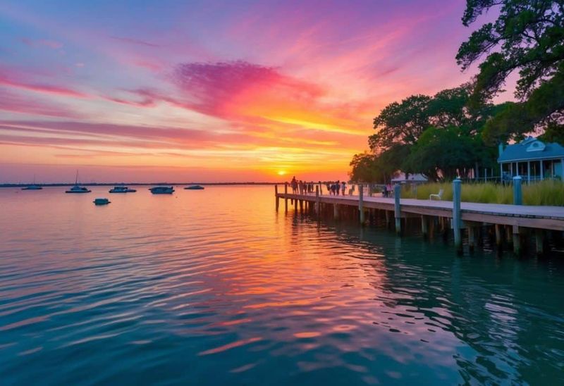 Bayshore Drive at Sunset