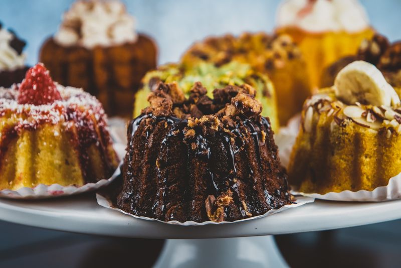 Boozy Bundt Cocktail Cakes