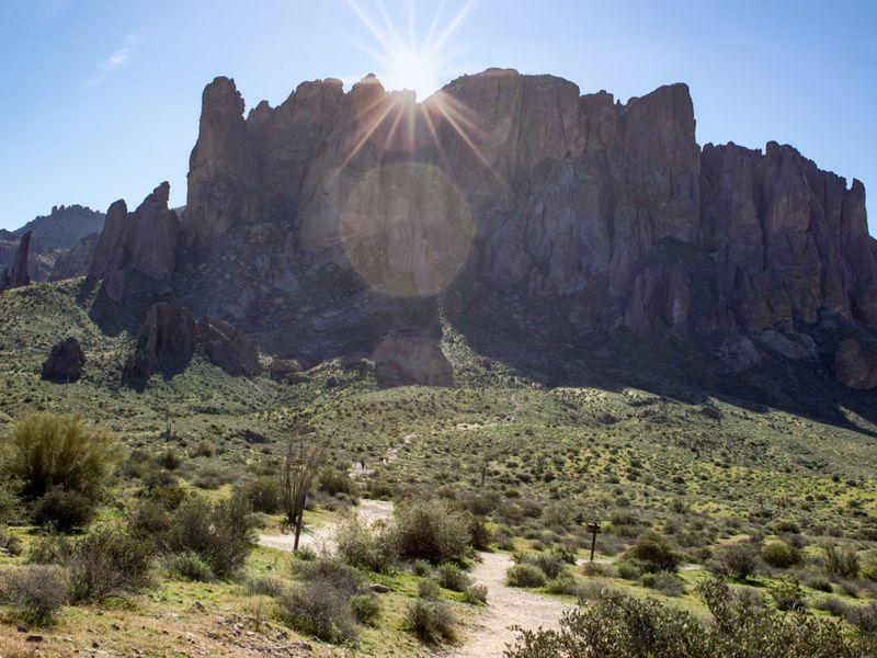 Gateway to the Superstition Mountains