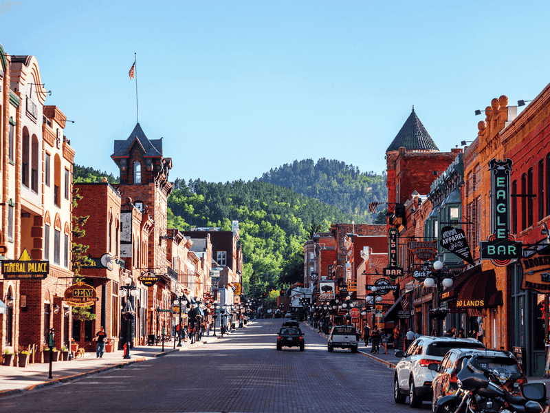 Downtown Streets With Historic Character