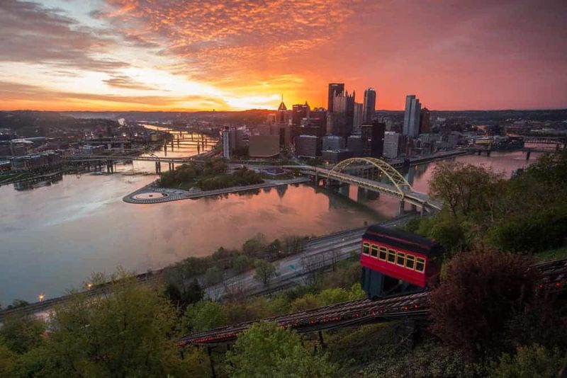 The Panoramic City View from the Duquesne Incline