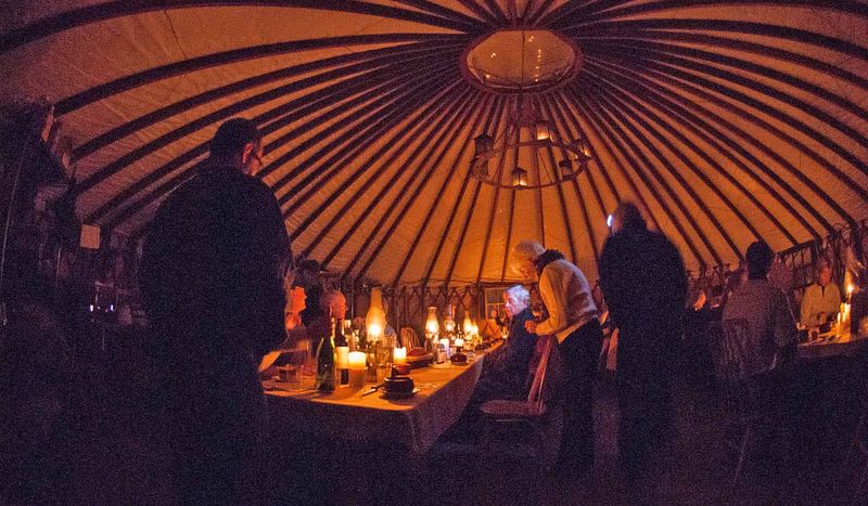 The Montana Dinner Yurt – Big Sky Resort