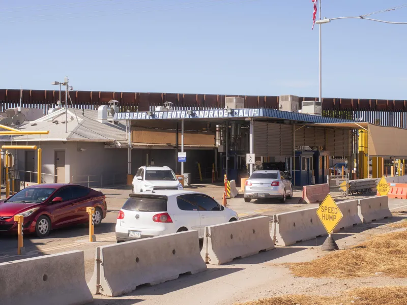 Ease of Crossing to Mexico