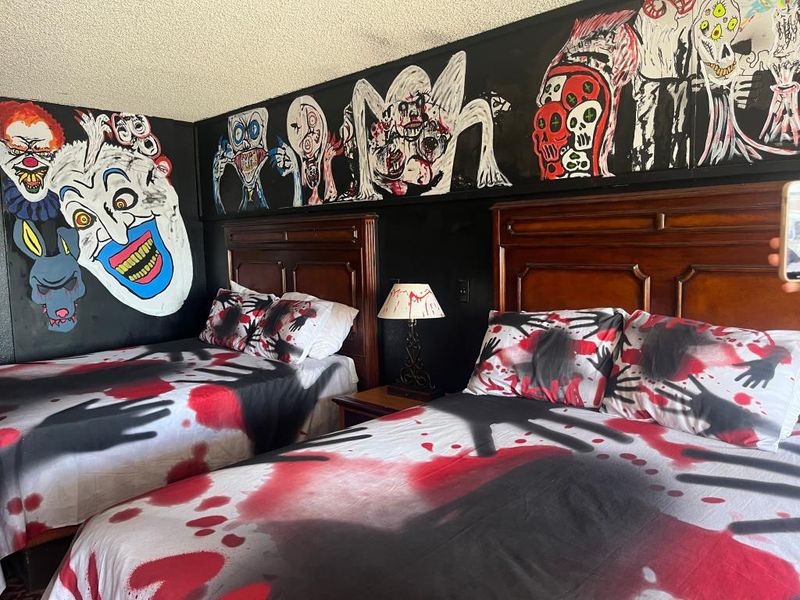 Clown-Themed Guest Rooms