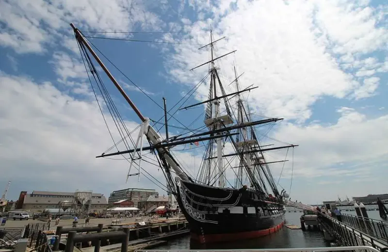 Old Ships and Harbor Sounds Creating an Eerie Mood