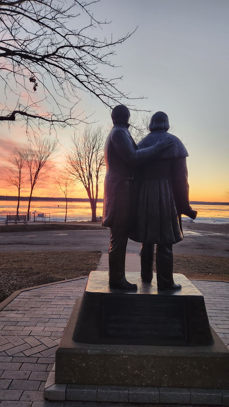 Sunrise Strolls on the Nauvoo Riverfront