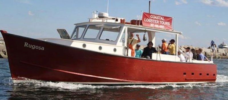 Santa's Lobster Boat Arrival