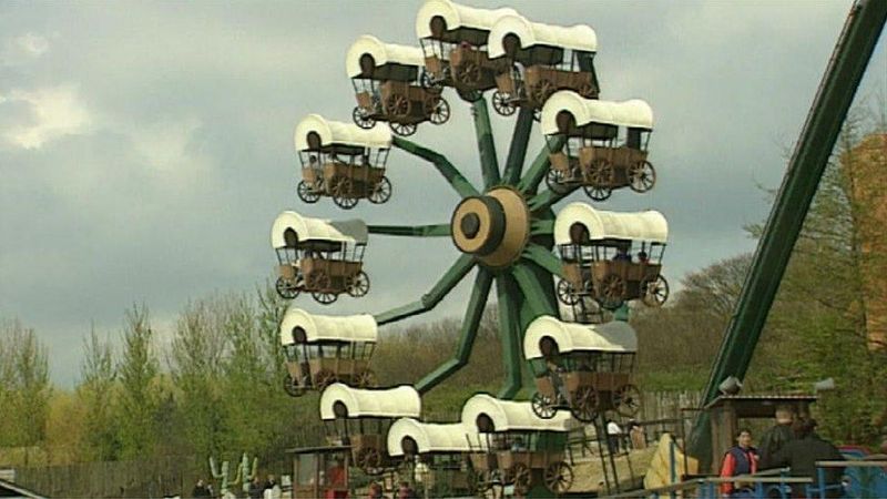 Staff Buildings Among Skeletal Rides