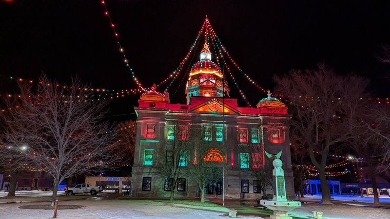 The Courthouse Has Been Lit Since 1922