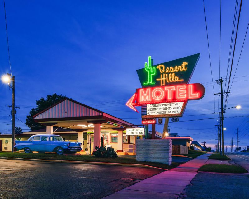 A Neon Beacon on Route 66