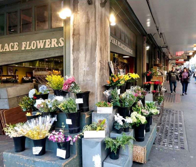 Fresh Flower Stalls and Local Farmers