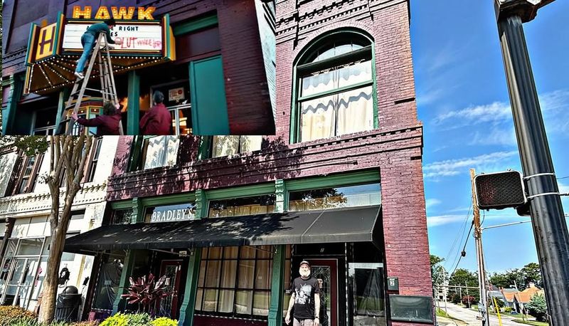 Downtown Jackson as Hawkins Downtown