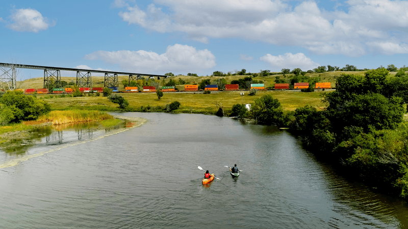 A Riverside Town That Appears When You Need It