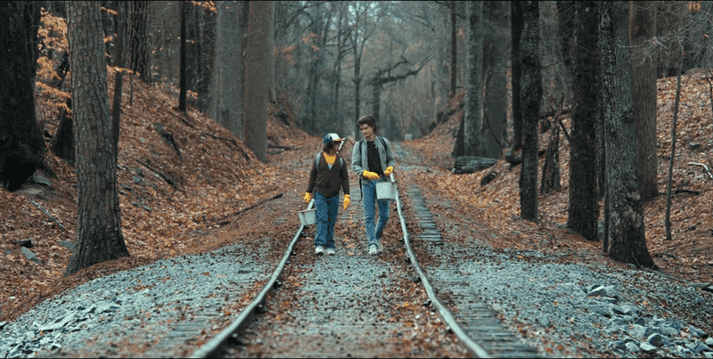 The Railroad Tracks in Various Georgia Towns