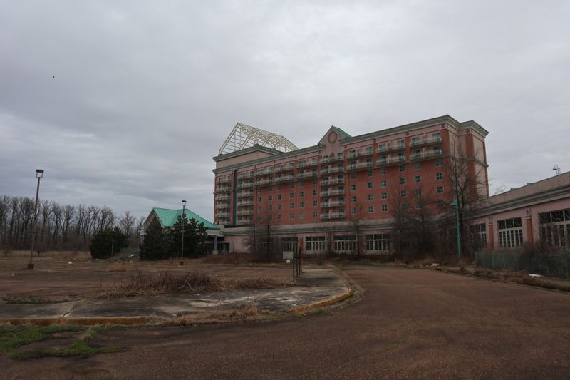 A Hotel Tower That Watched Over Empty Fields and River Fog