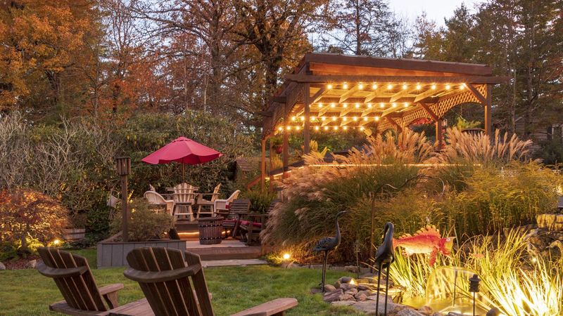 Landscaped Retreat With Patio Seating