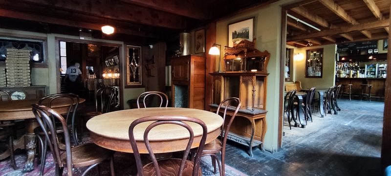 Dining Amid Preserved Architecture