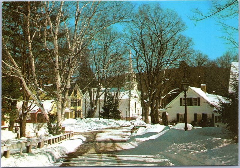 A Vermont Village Preserved in Winter Charm