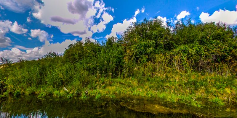 Frozen in Time: The Lake and the Forgotten Structures